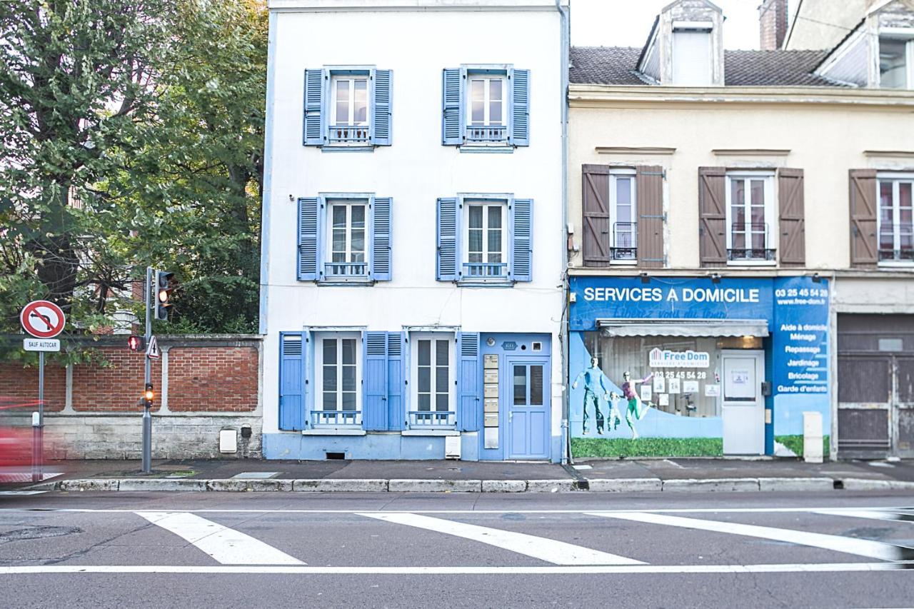 Le Cosy Pasteur 5 Min Hypercentre Parking Public Gratuit A Proximite Apartment Troyes Exterior foto