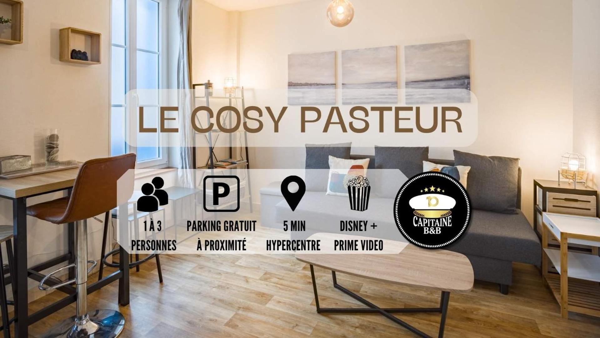 Le Cosy Pasteur 5 Min Hypercentre Parking Public Gratuit A Proximite Apartment Troyes Exterior foto